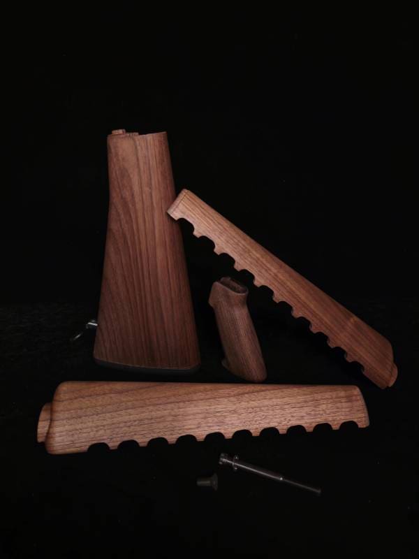 20250227_111305 Unfinished Craftsman Kit A1 Rifle Black Walnut Furniture Set AR-15 WOOD AMERICAN ICON