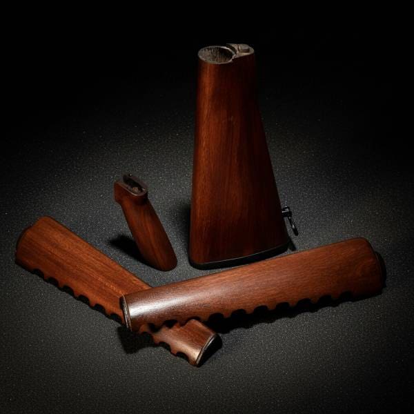 A1 Red Stained Mahogany Set AR-15 WOOD AMERICAN ICON